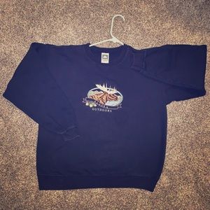 Vintage embroidered sweatshirt